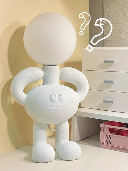 Resin Robot Table Lamp