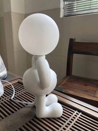 Resin Robot Table Lamp