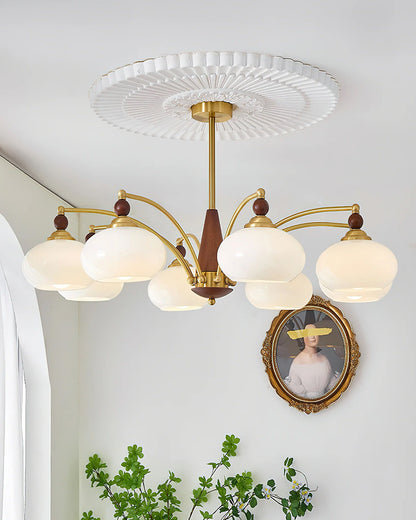 Tillary Wood Chandelier