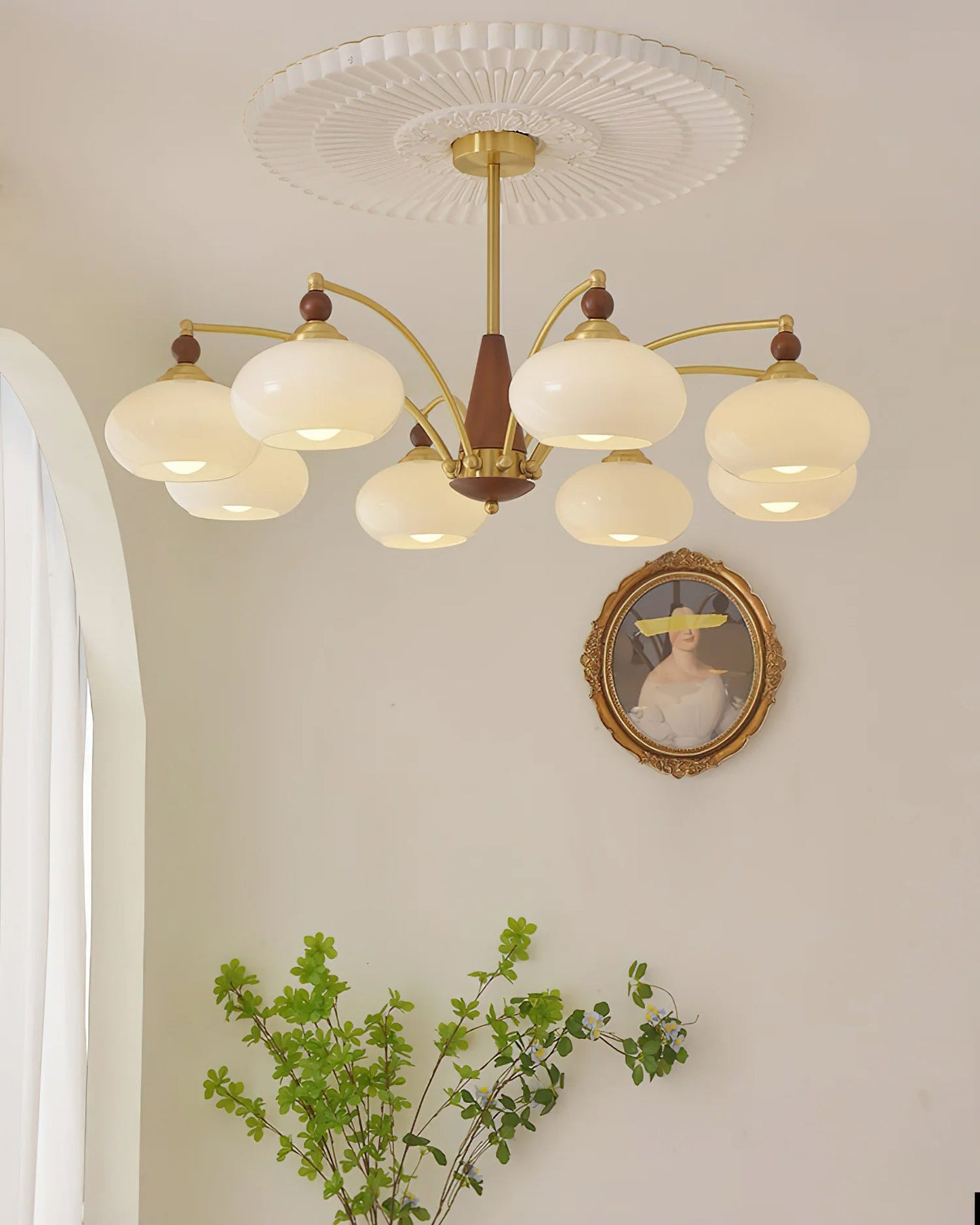 Tillary Wood Chandelier