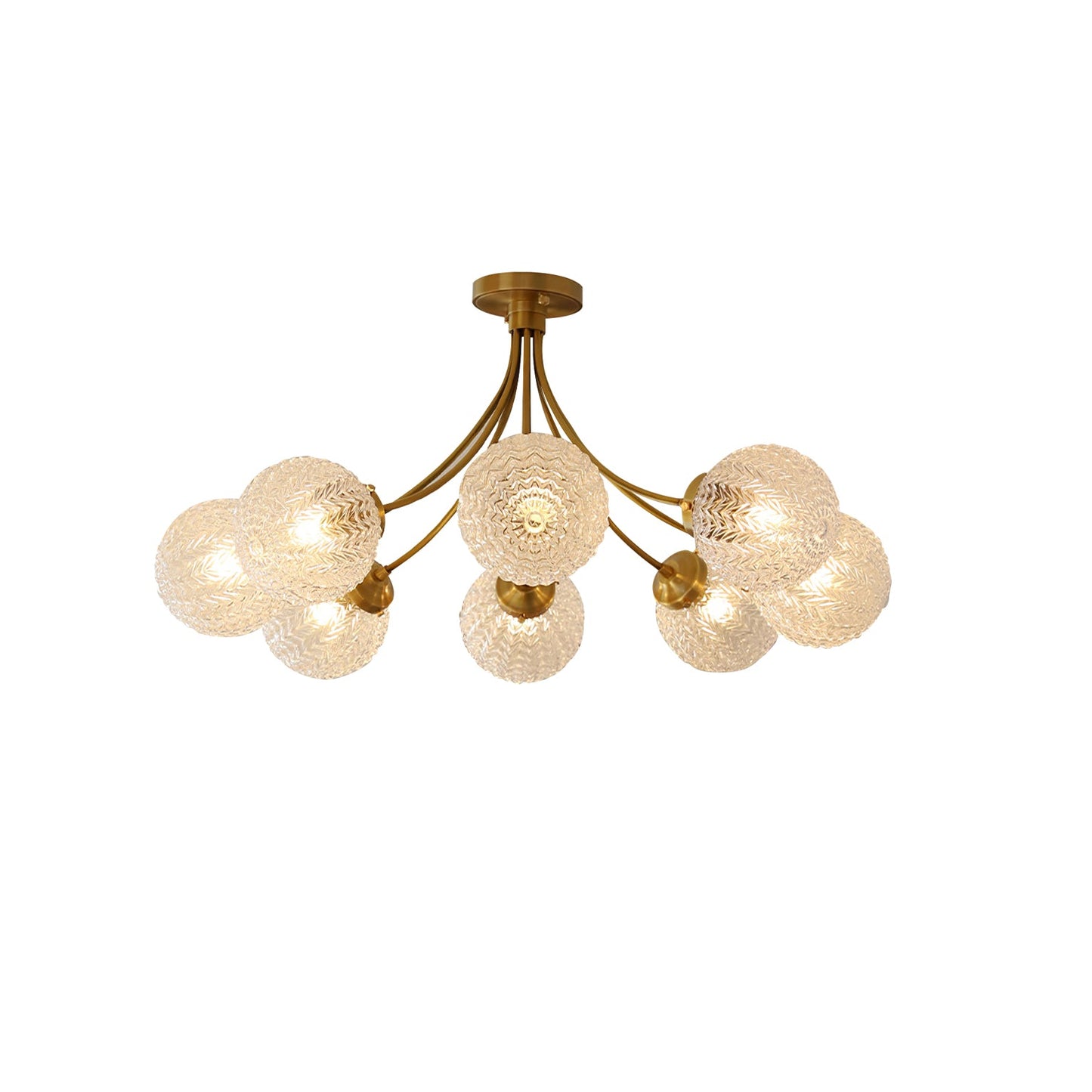 Retro Glass Ceiling Lamp