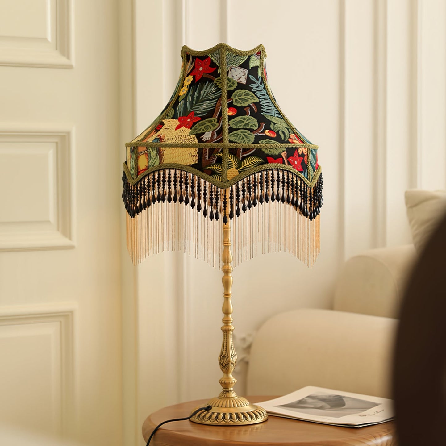 Retro Peony Table Light