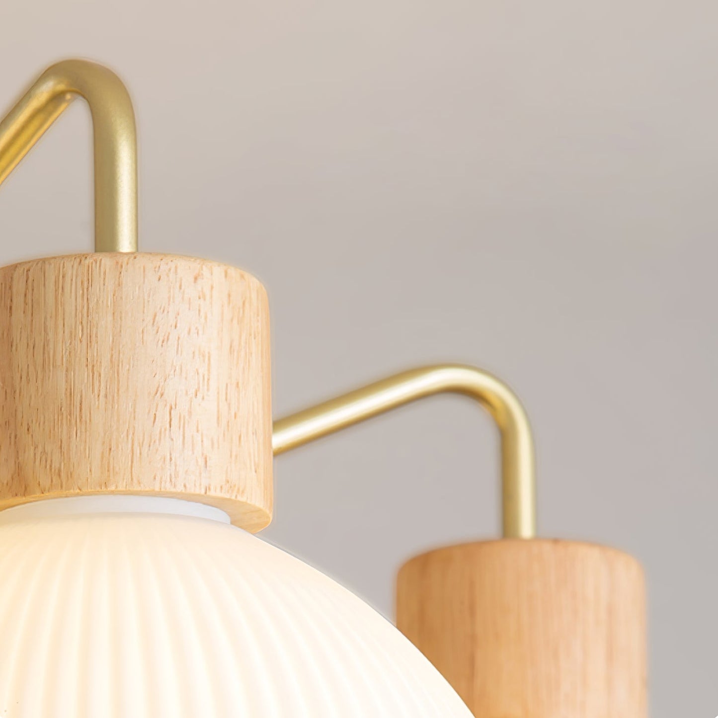 Ribbed Chandelier