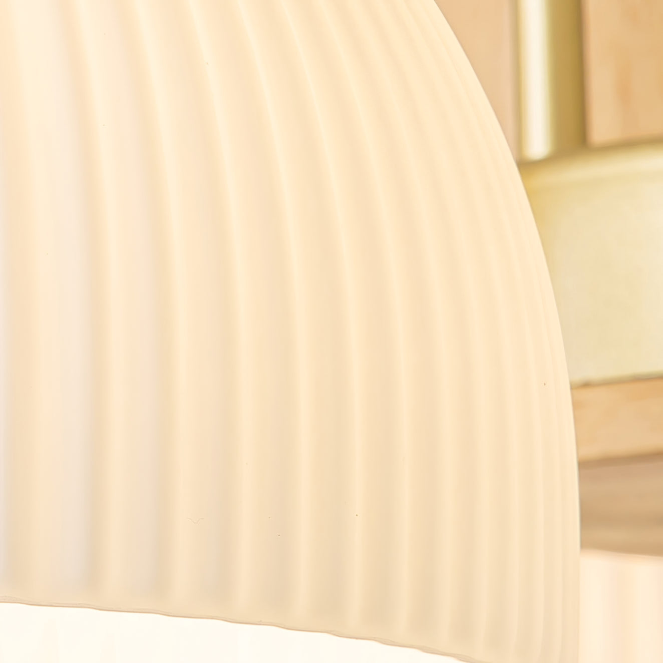 Ribbed Chandelier
