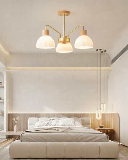 Ribbed Chandelier