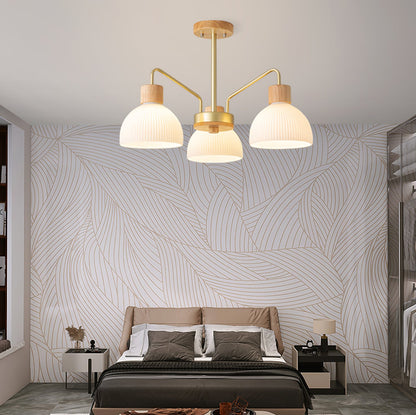 Ribbed Chandelier
