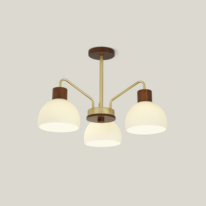 Ribbed Chandelier