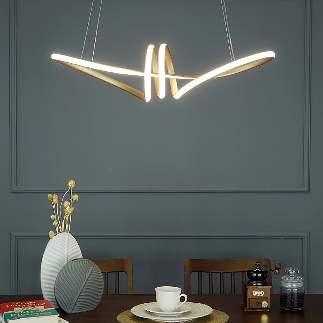 Ribbon Chandelier