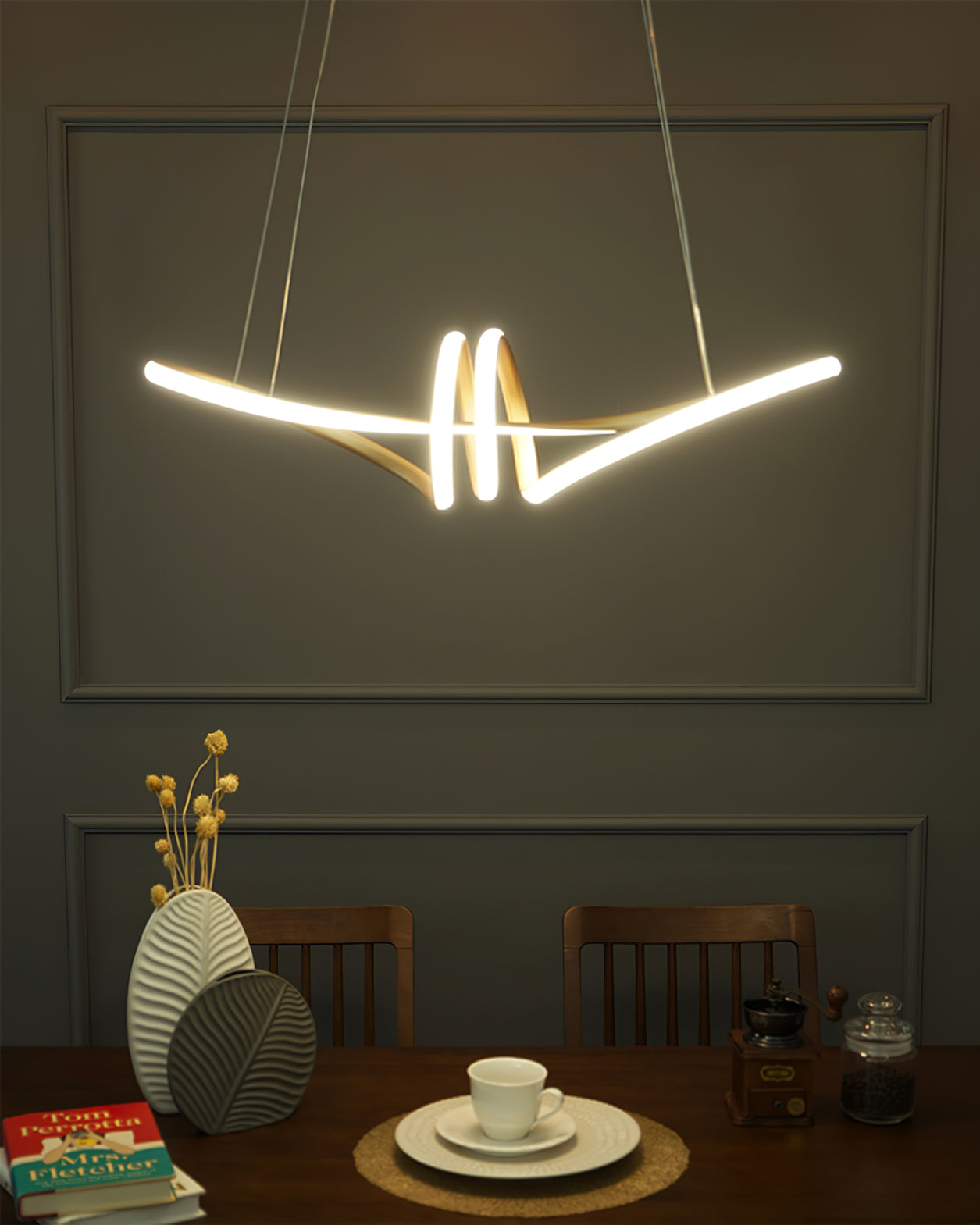 Ribbon Chandelier