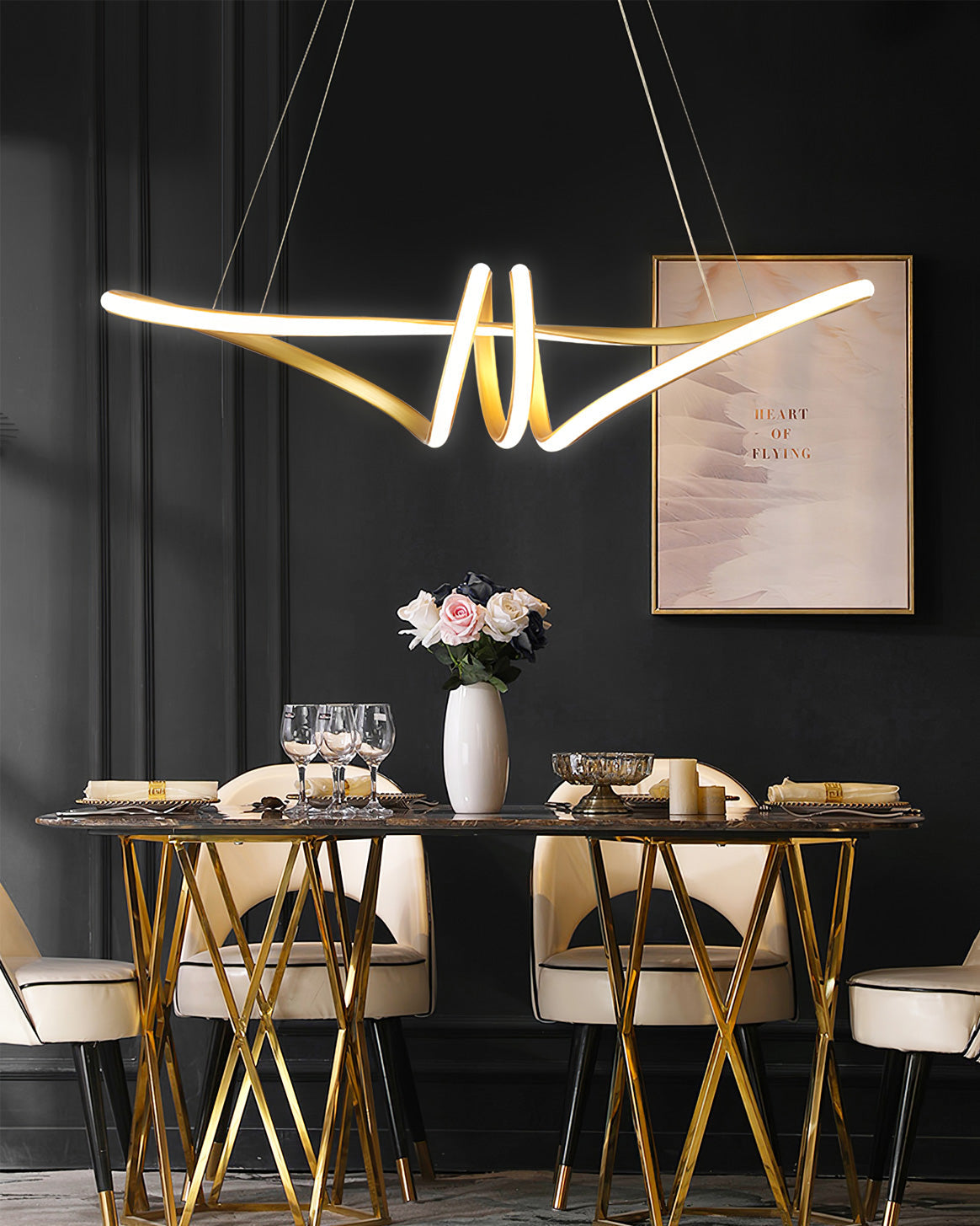 Ribbon Chandelier
