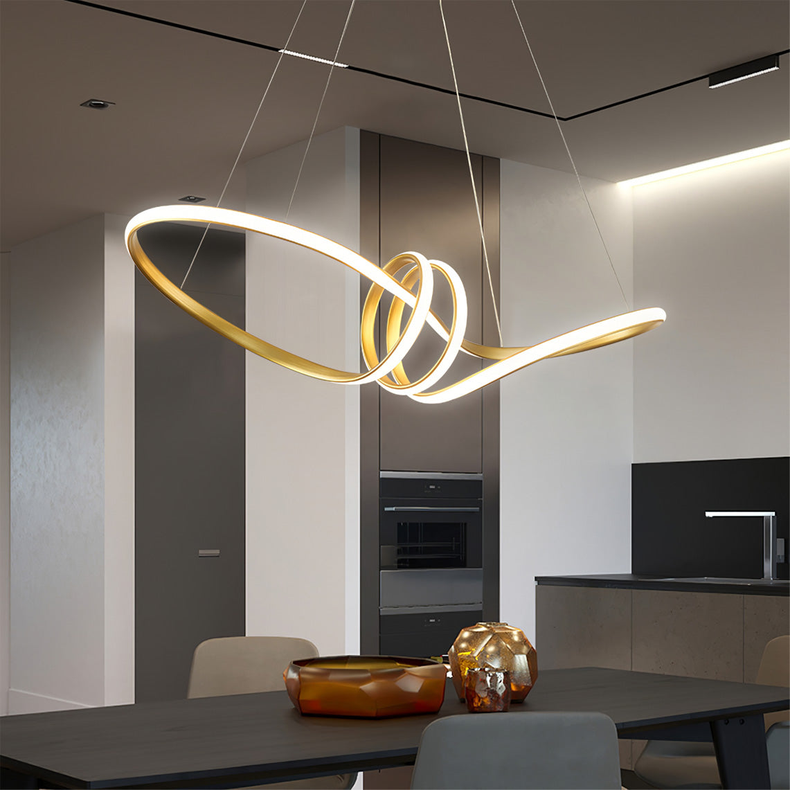 Ribbon Chandelier