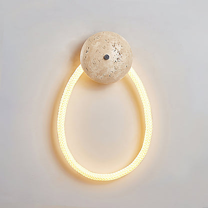 Rigel Travertine Wall Lamp