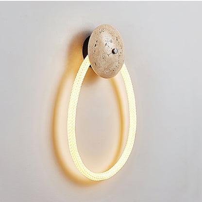 Rigel Travertine Wall Lamp