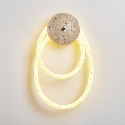 Rigel Travertine Wall Lamp
