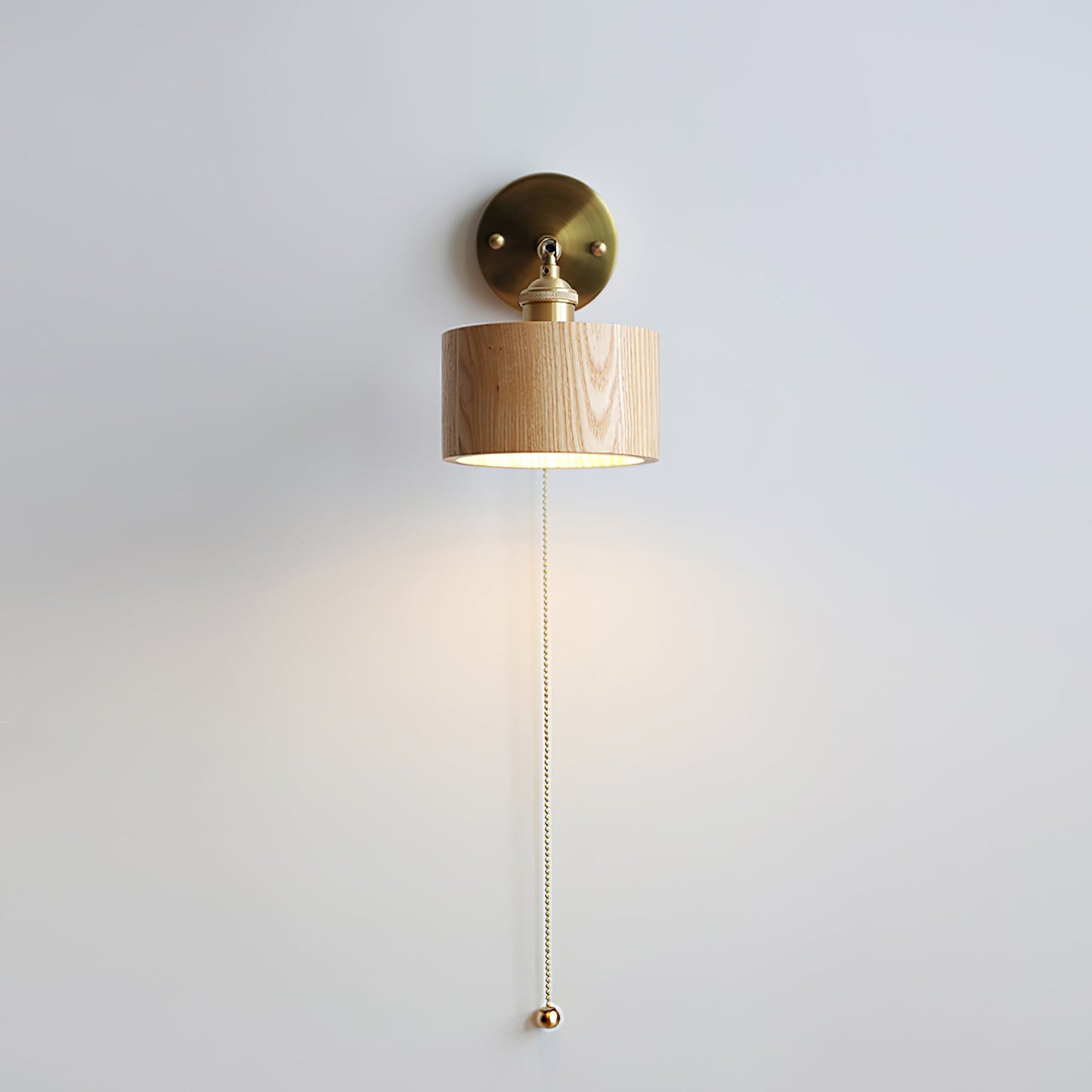 Rotatable Wooden Wall Lamp