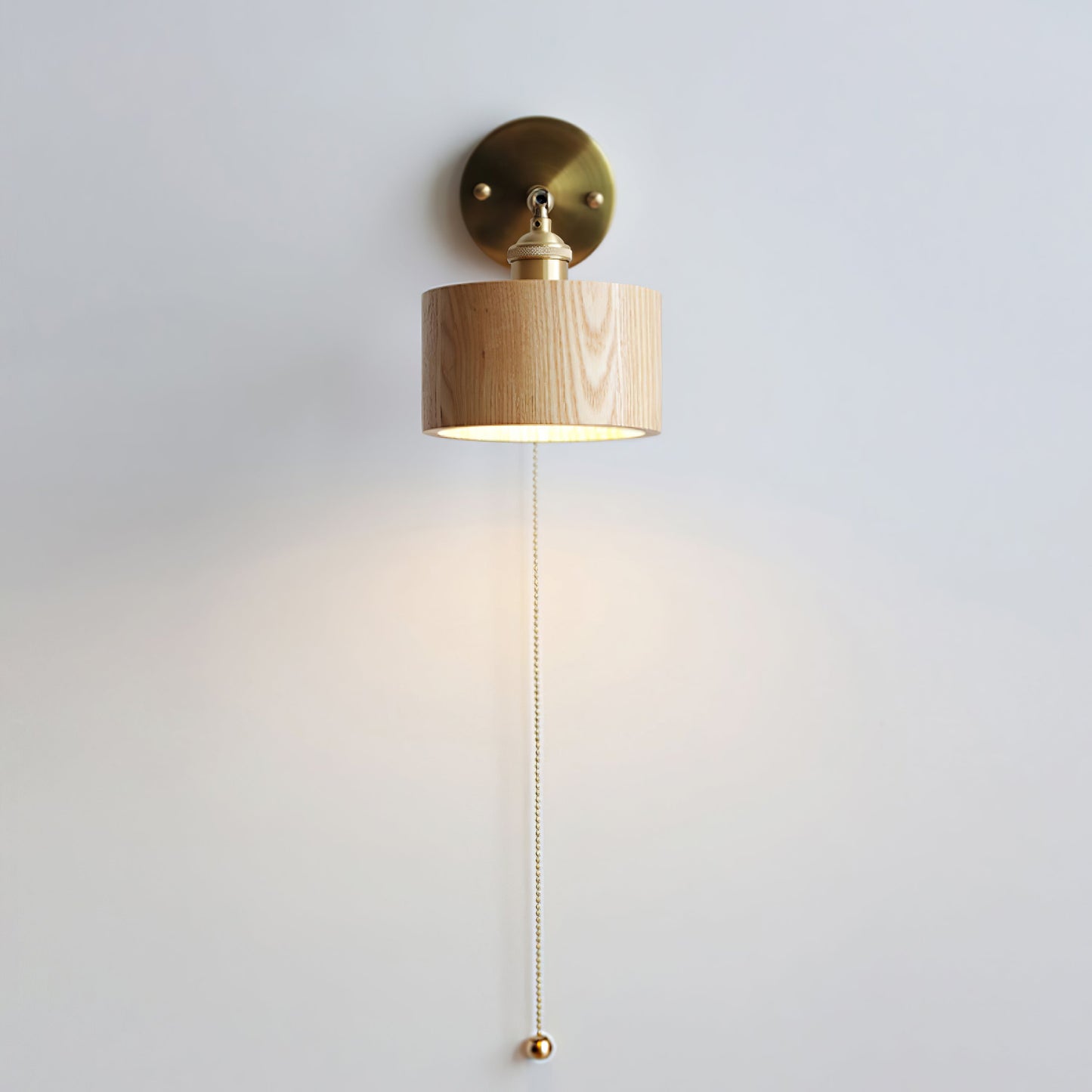 Rotatable Wooden Wall Lamp