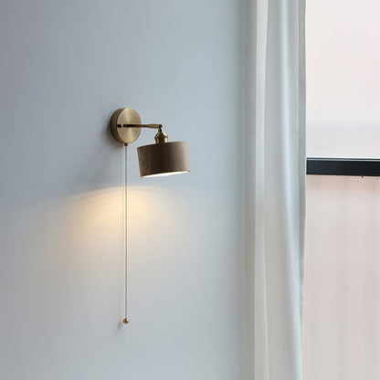 Rotatable Wooden Wall Lamp