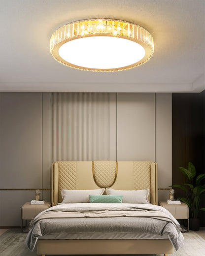 Round Crystal Ceiling Lamp