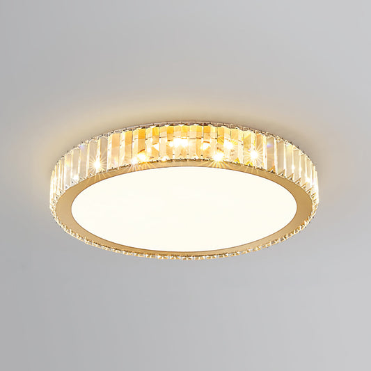 Round Crystal Ceiling Lamp