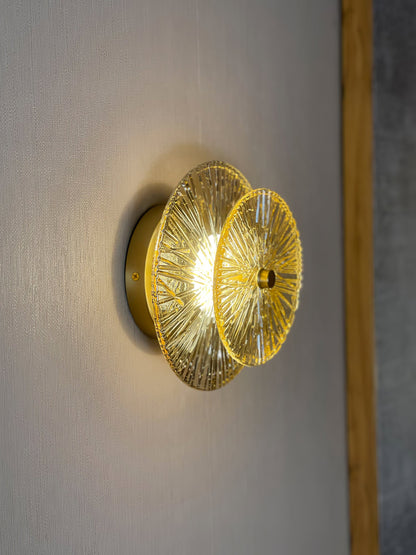 Round Crystal Wall Lamp