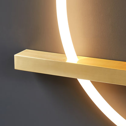 Round Cut Wall Lamp