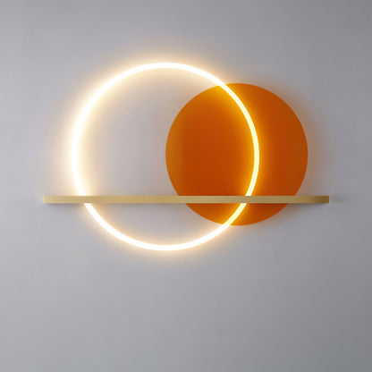 Round Cut Wall Lamp