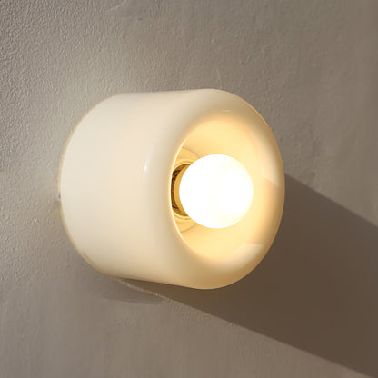 Round Glass Wall Lamp