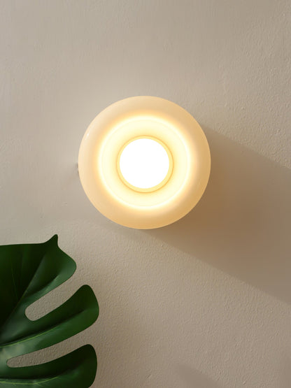 Round Glass Wall Lamp
