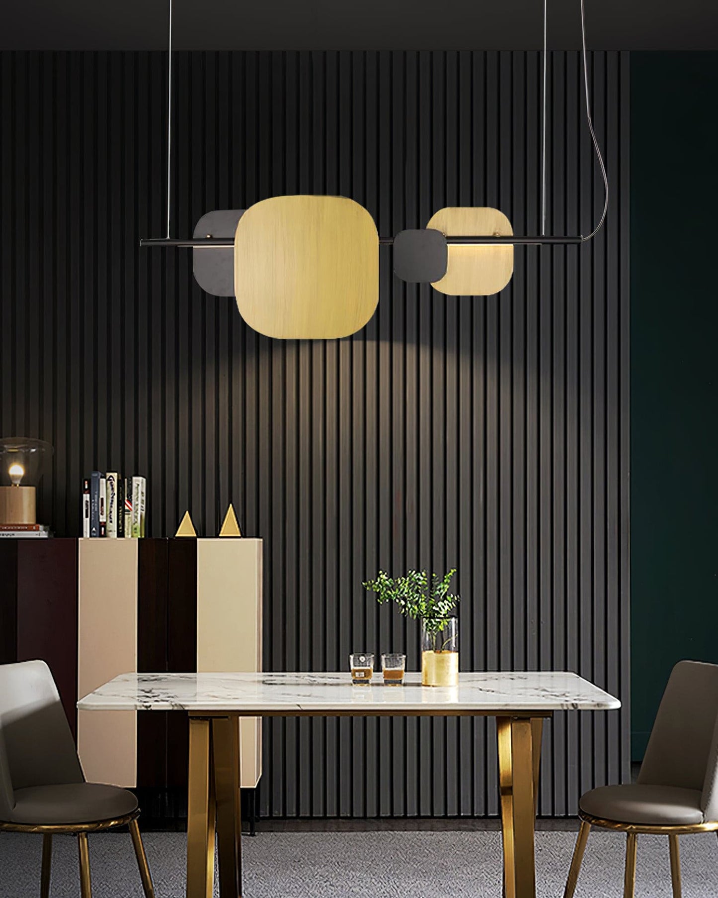 Rounded square Chandelier