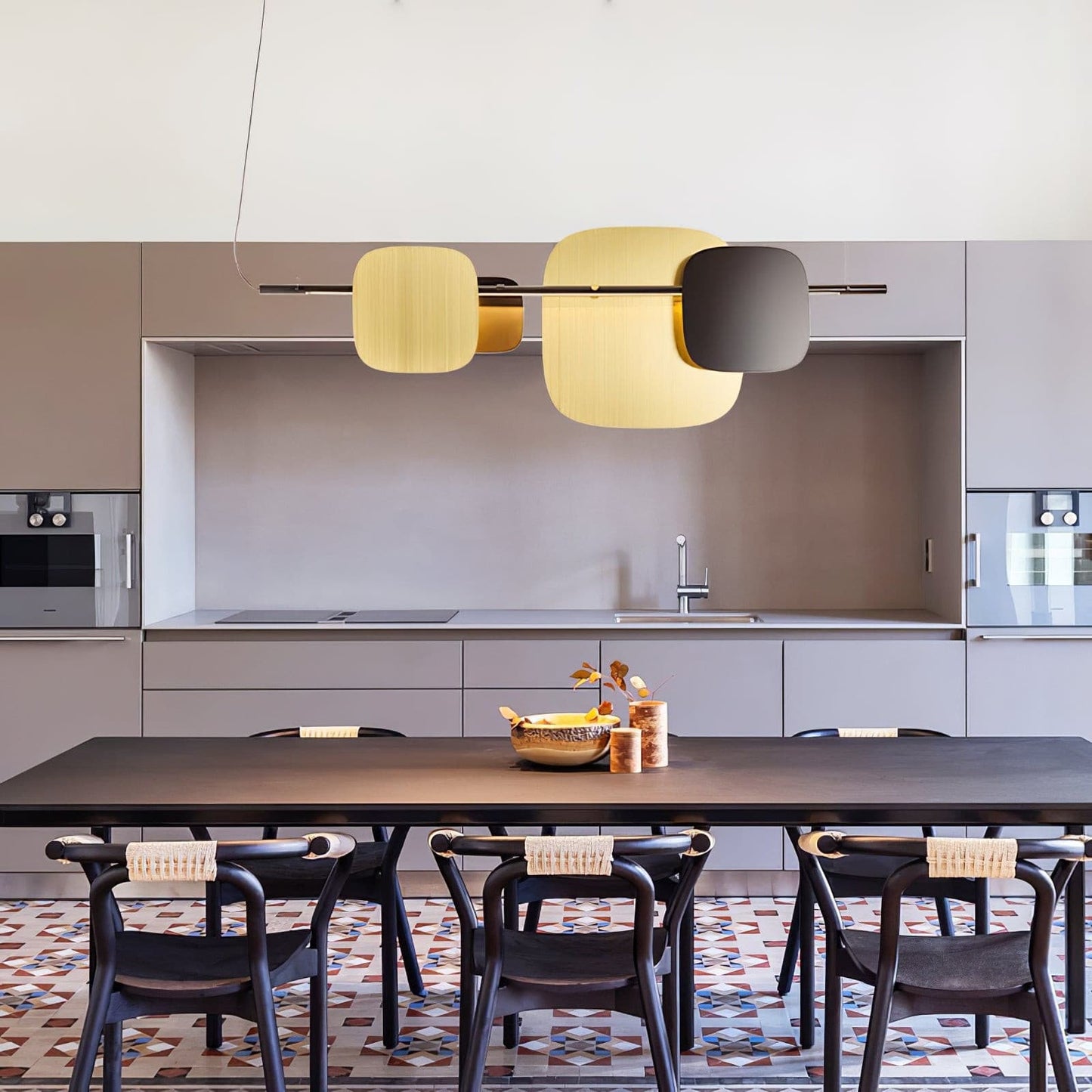 Rounded square Chandelier