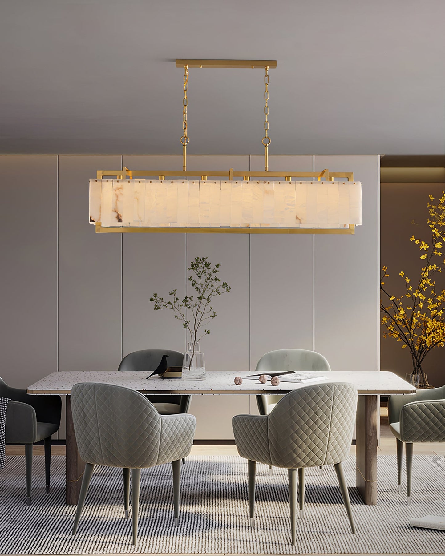 Ruben Alabaster Chandelier