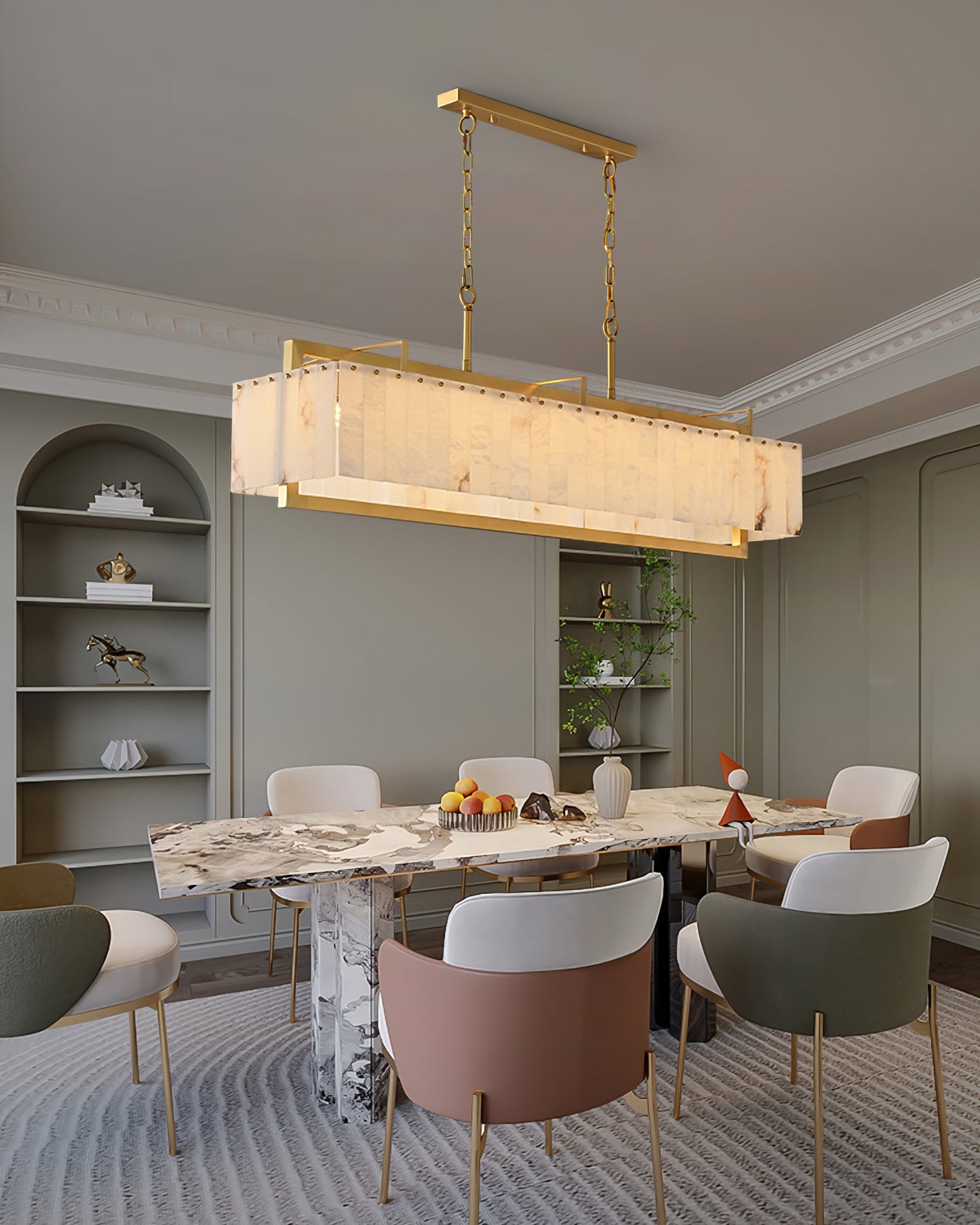 Ruben Alabaster Chandelier