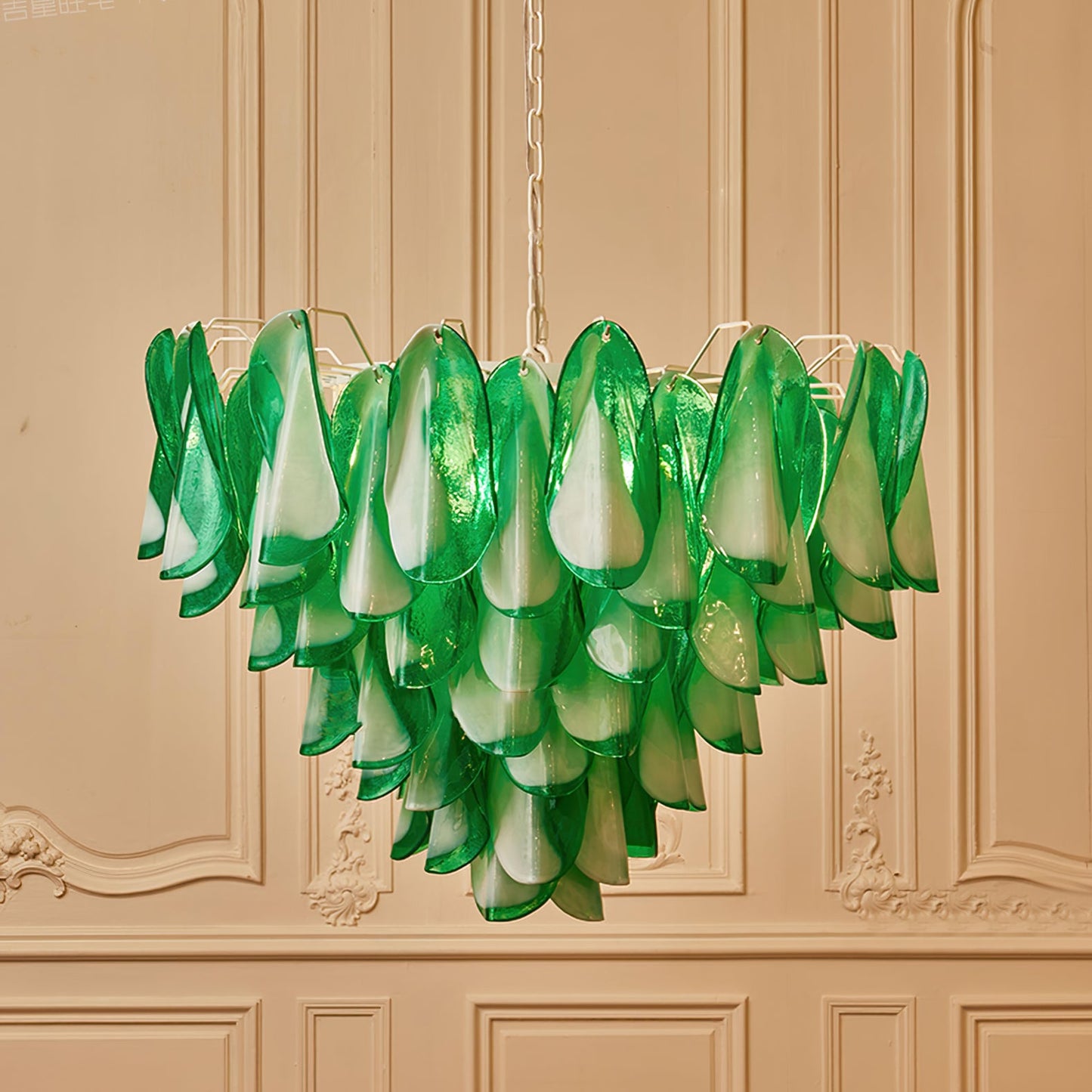 Saddle Green Chandelier