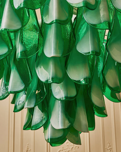 Saddle Green Chandelier