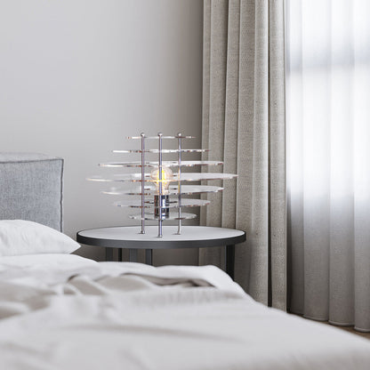 Saturn Chrome Table Lamp