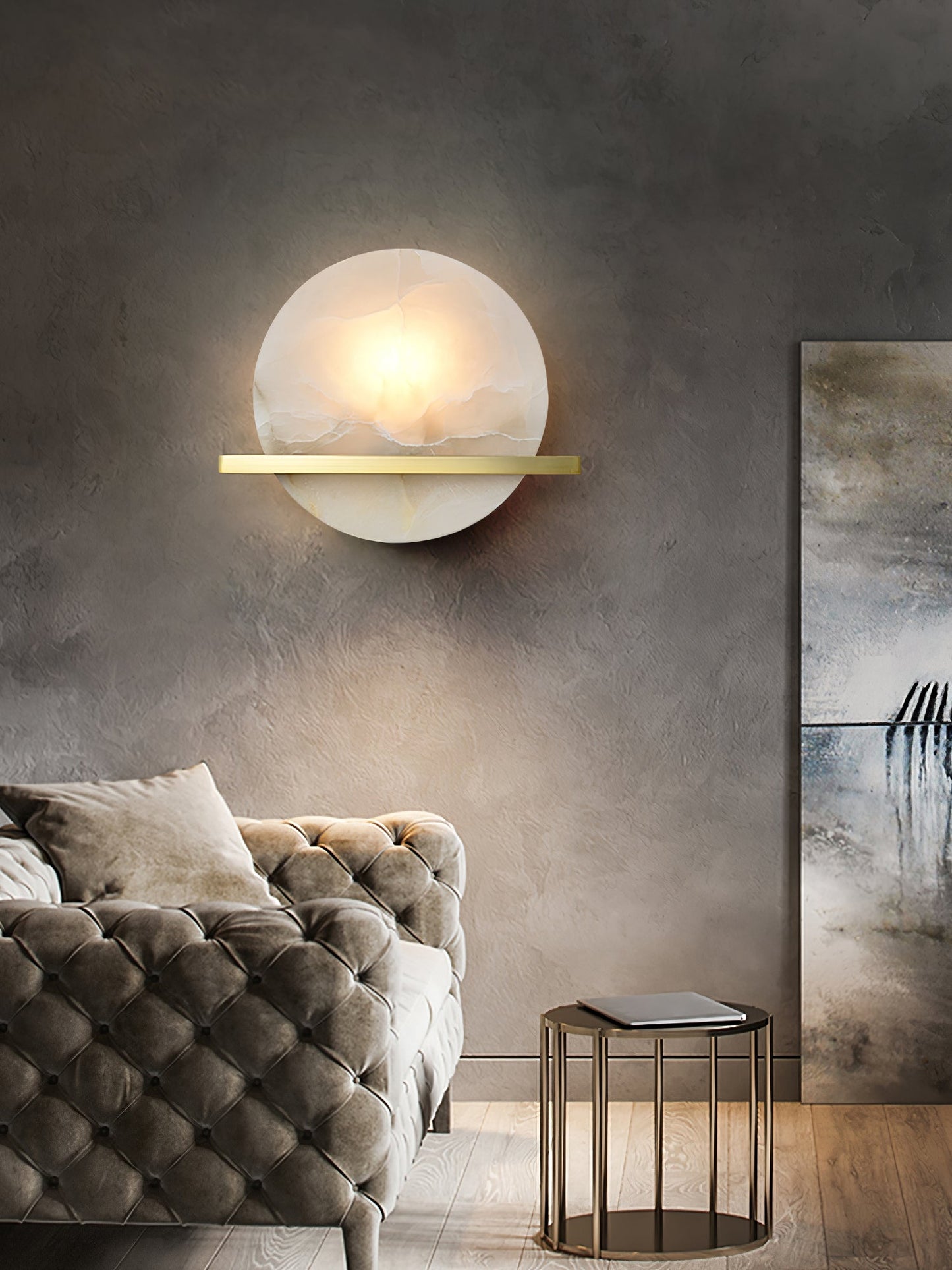 Savion Alabaster Wall Lamp