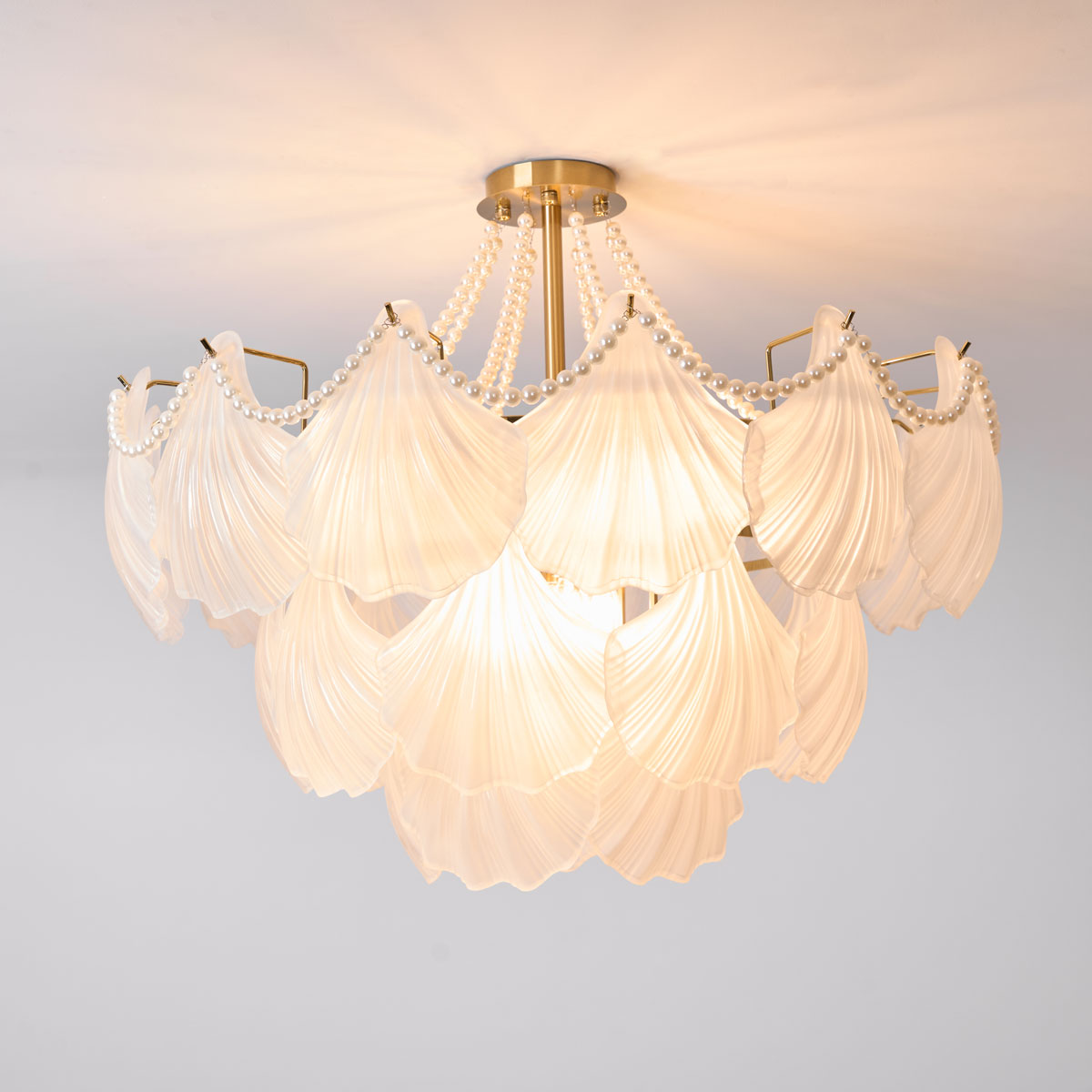 Scallop Shell Chandelier