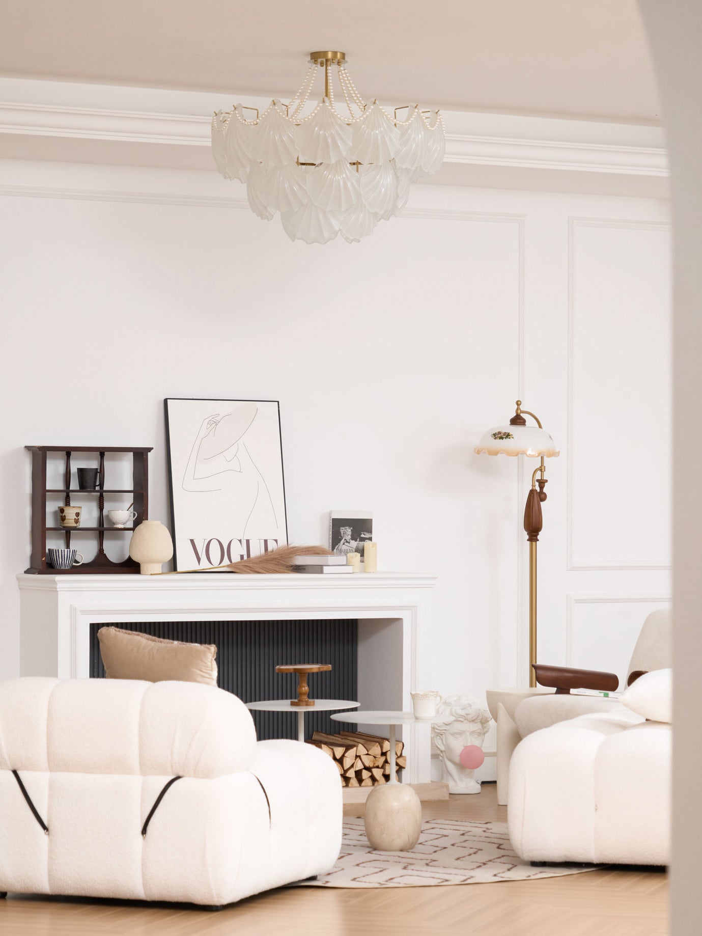 Scallop Shell Chandelier