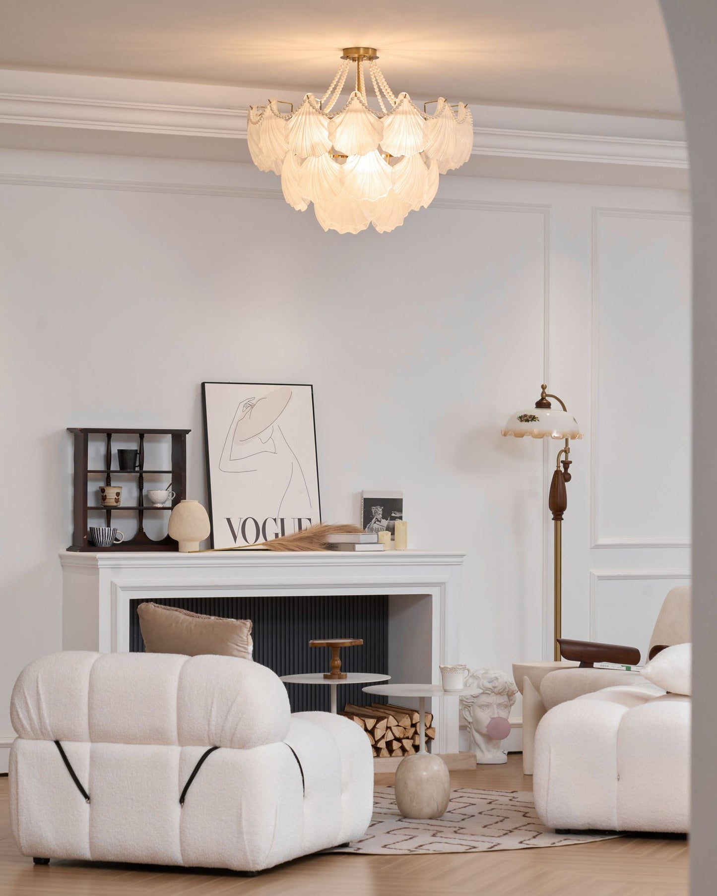 Scallop Shell Chandelier