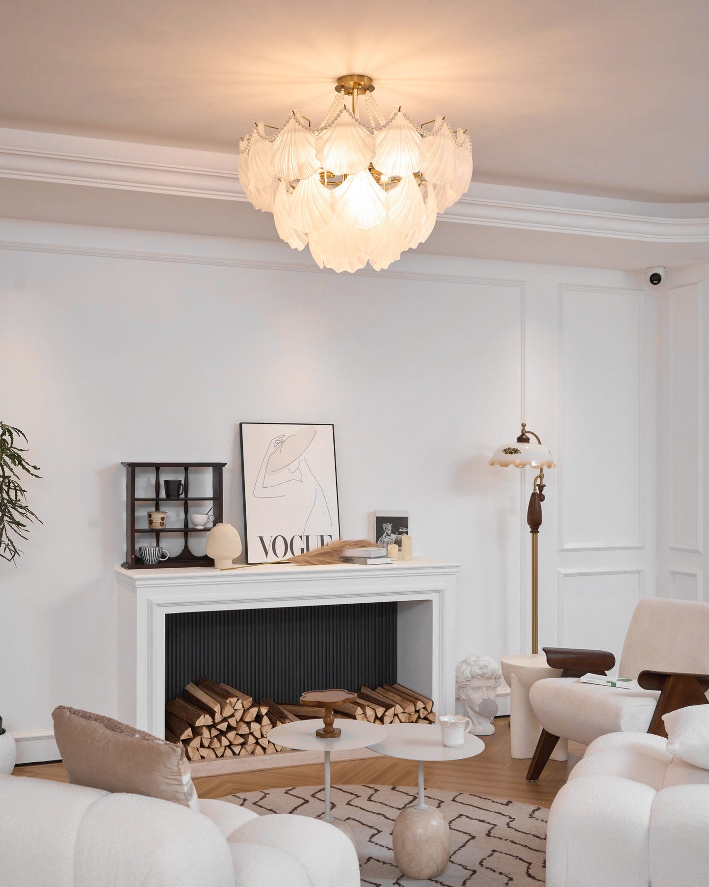 Scallop Shell Chandelier