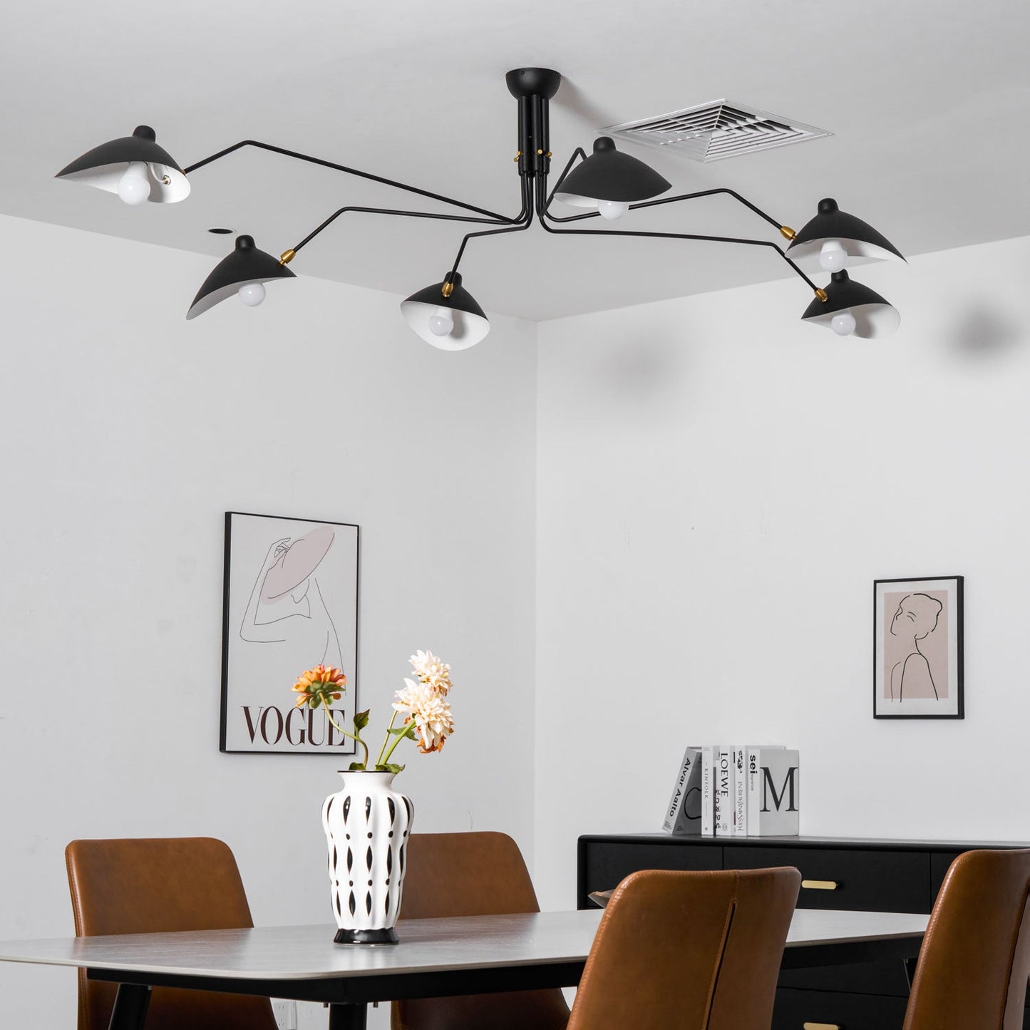 Serge Mouille Ceiling Light A