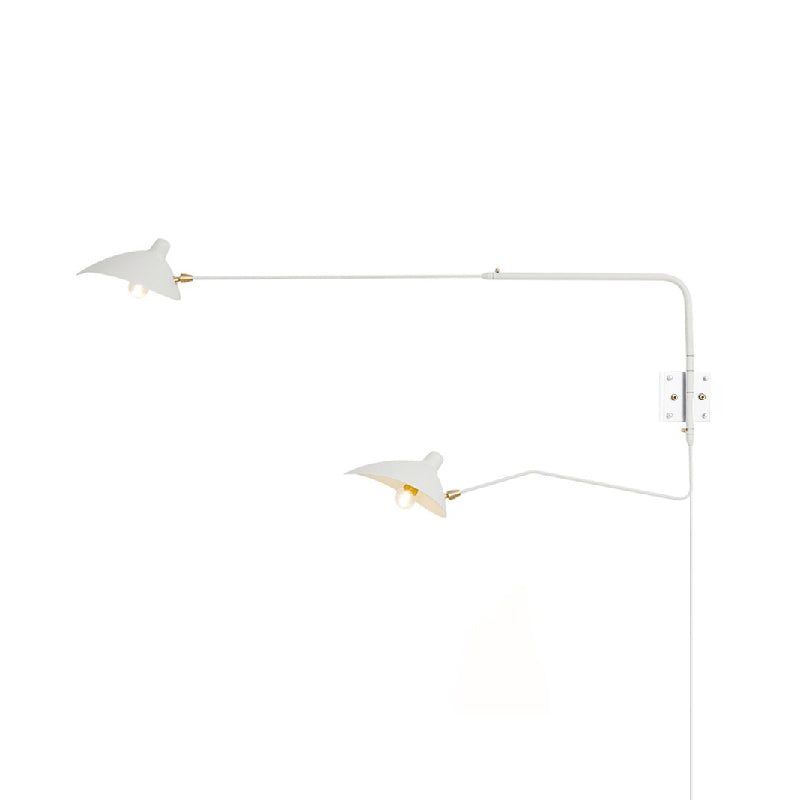 Multi Arm Spider Plug In Wall Lamp