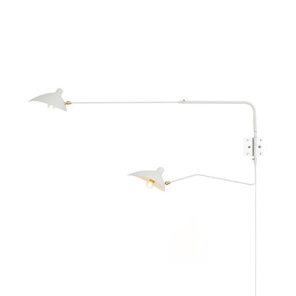 Multi Arm Spider Plug In Wall Lamp