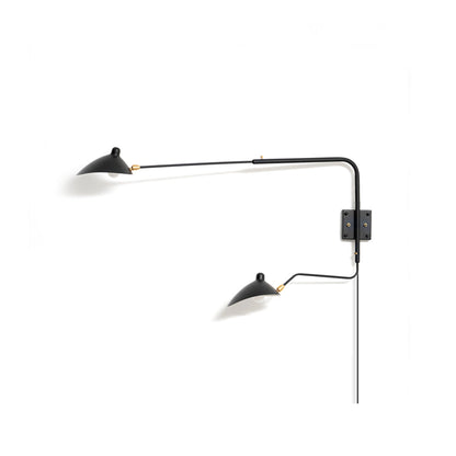 Multi Arm Spider Plug In Wall Lamp