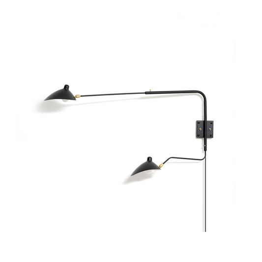 Multi Arm Spider Plug In Wall Lamp