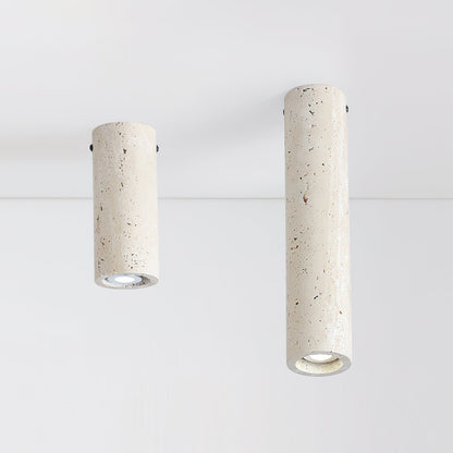 Shura Travertine Ceiling Lamp