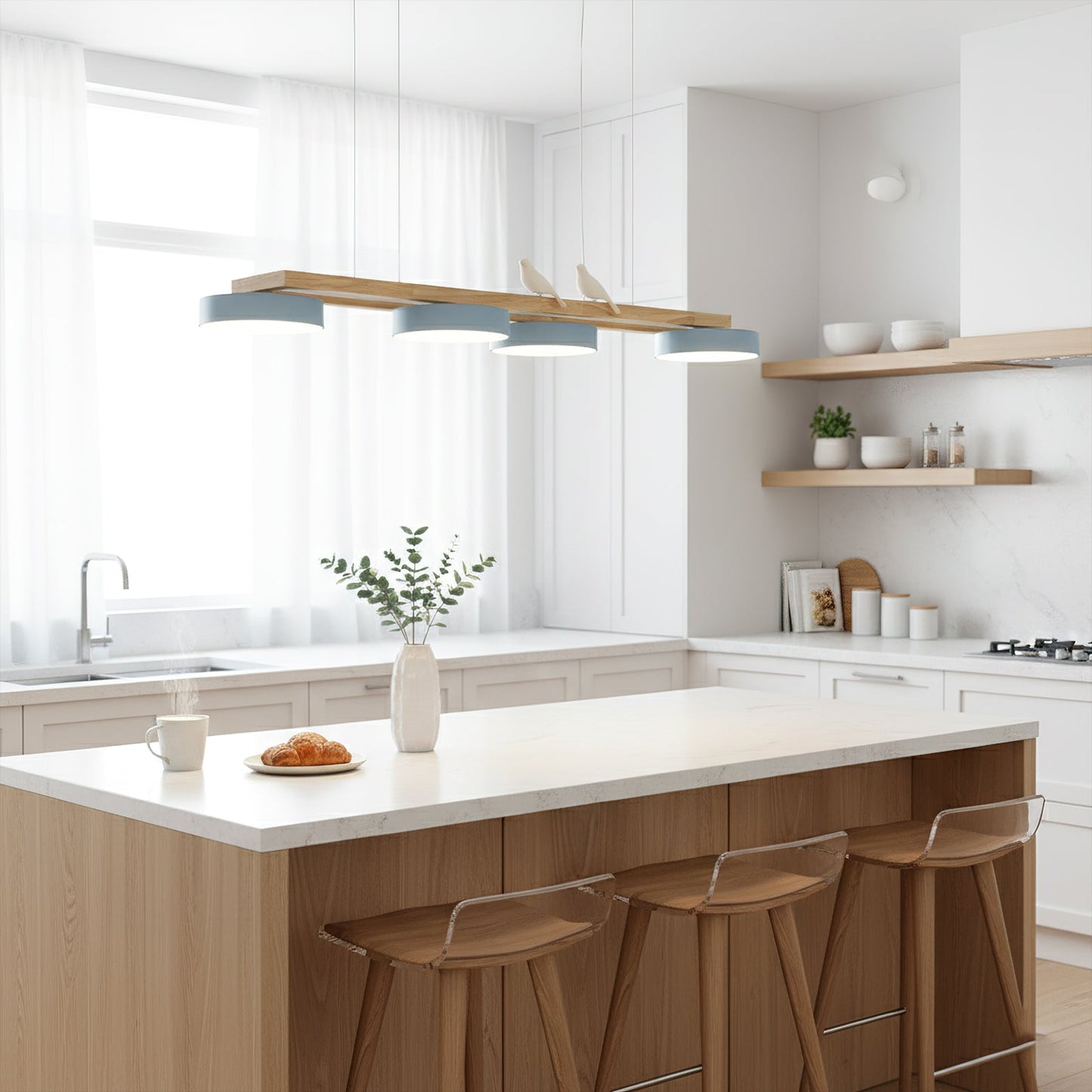 Sienna Bird Long Chandelier