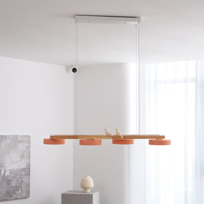 Sienna Bird Long Chandelier