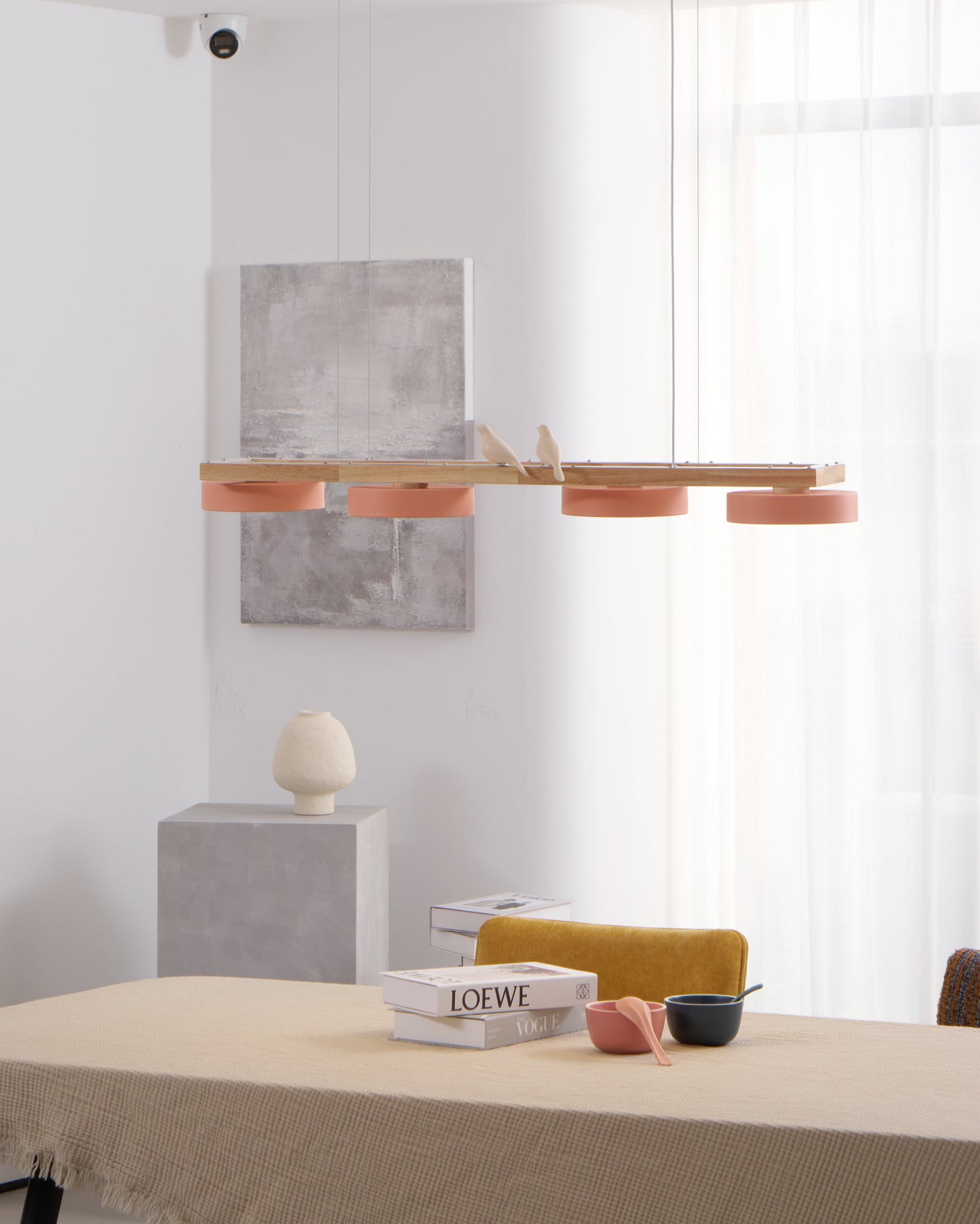 Sienna Bird Long Chandelier