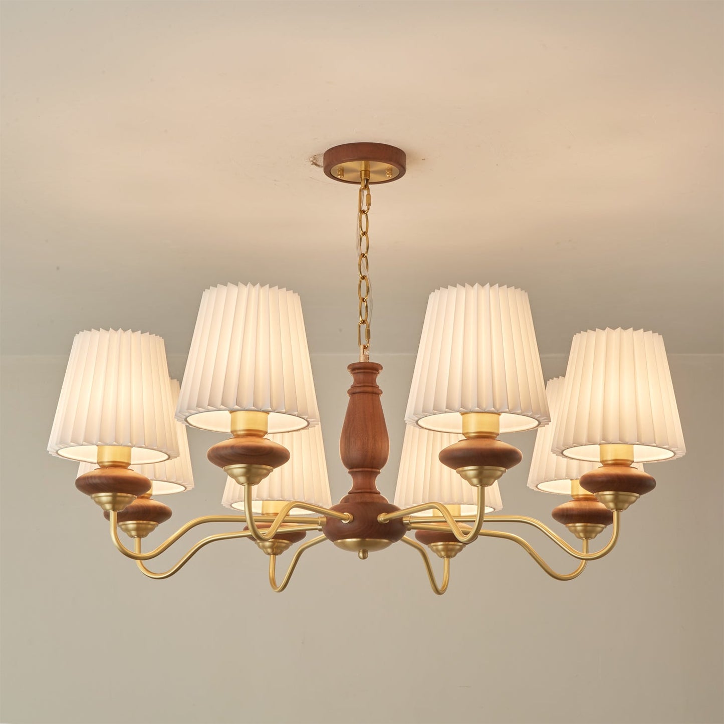 Simone Wood Chandelier